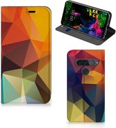 Stand Case LG G8s Thinq Polygon Color