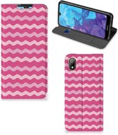 Coque Huawei Y5 (2019) avec Aimant Waves Pink
