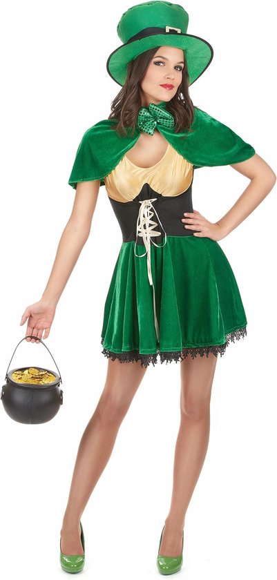 LUCIDA - Kabouter kostuum voor vrouwen St Patrick - M