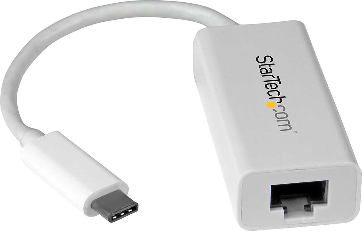 StarTech.com USB-C naar Gigabit Ethernet Adapter Wit - US1GC30W