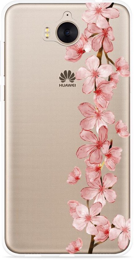 Vergelden emmer Interpreteren Huawei Y6 2017 Hoesje Flower Branch | bol.com