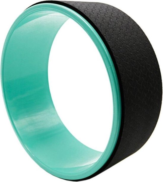 TPE + Alloy Yoga Wheel Back Training Tool(Black Green) | bol.com