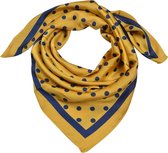 Clayre & Eef sjaal 90x90cm geel
