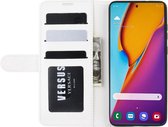 Samsung Galaxy S20 Plus Hoesje - Mobigear - Wallet Serie - Kunstlederen Bookcase - Wit - Hoesje Geschikt Voor Samsung Galaxy S20 Plus