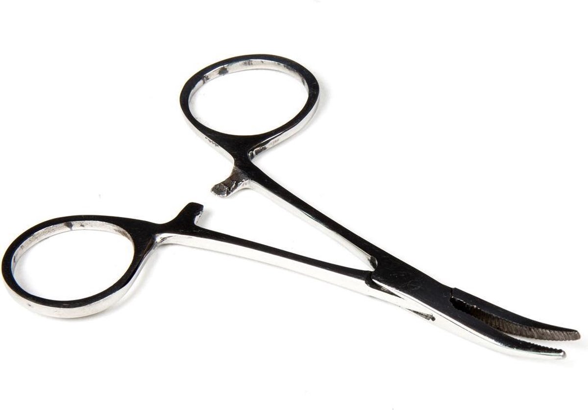 X2 Kromme Onthaaktang - 10cm - Vistang - Arterietang - Hakensteker