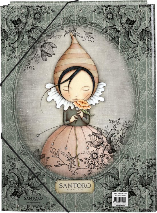 Santoro London Mirabelle Luxe elastomap A4 Groen