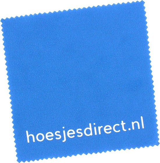 Nederigheid Meevoelen golf hoesjesdirect.nl Microfiber Reinigingsdoek Blauw 15x15cm | bol.com