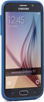Samsung Galaxy S7 Hoesje - PELI - Guardian Serie - Hard Kunststof Backcover - Wit / Blauw - Hoesje Geschikt Voor Samsung Galaxy S7