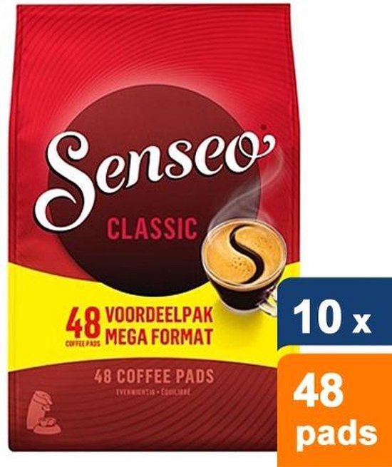 Senseo Classic Koffiepads - 10 x 48 stuks | bol