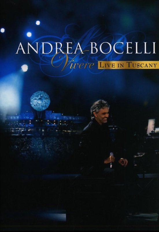 Cover van de film 'Andrea Bocelli - Vivere - Live In Tuscany'