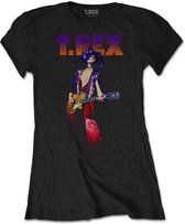 T. Rex Dames Tshirt -L- Rockin' Zwart