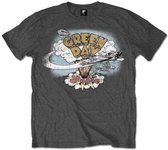 Green Day Heren Tshirt -L- Dookie Vintage Grijs