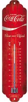Coca-Cola Thermometer 'Wave' - Metaal - 6,5 x 28 cm