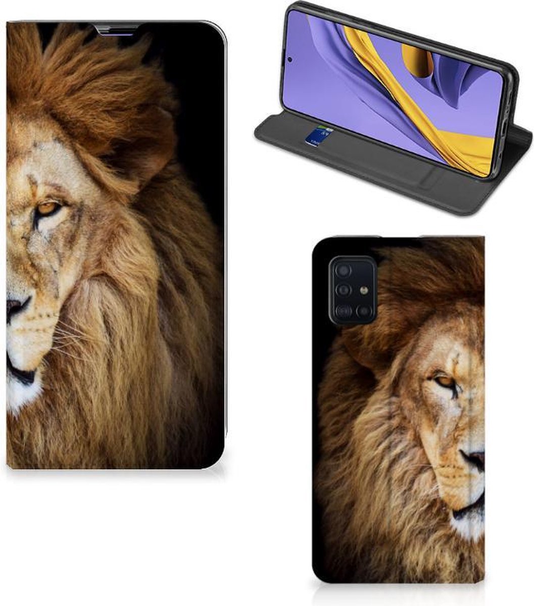Samsung Galaxy A51 Hoesje maken Leeuw