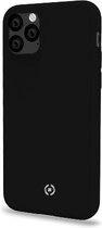 Celly Feeling iPhone 11 Pro hoes - Siliconen buitenkant met antikras binnenkant - Zwart