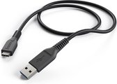 Hama 1m, USB-C/USB3.0-A USB-kabel 3.2 Gen 1 (3.1 Gen 1) USB C USB A Zwart