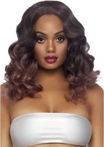 Curly ombre long bob wig