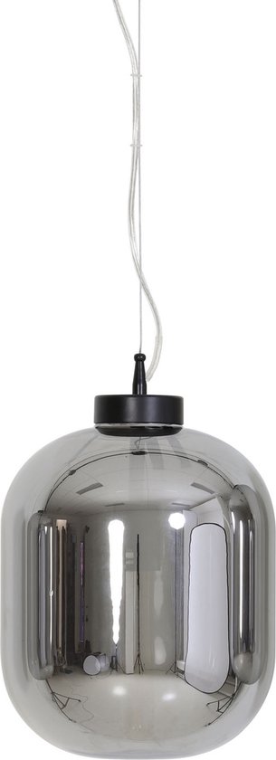 Light & Living Hanglamp Julia - Smoke Glas - Ø25cm - Modern - Hanglampen Eetkamer, Slaapkamer, Woonkamer