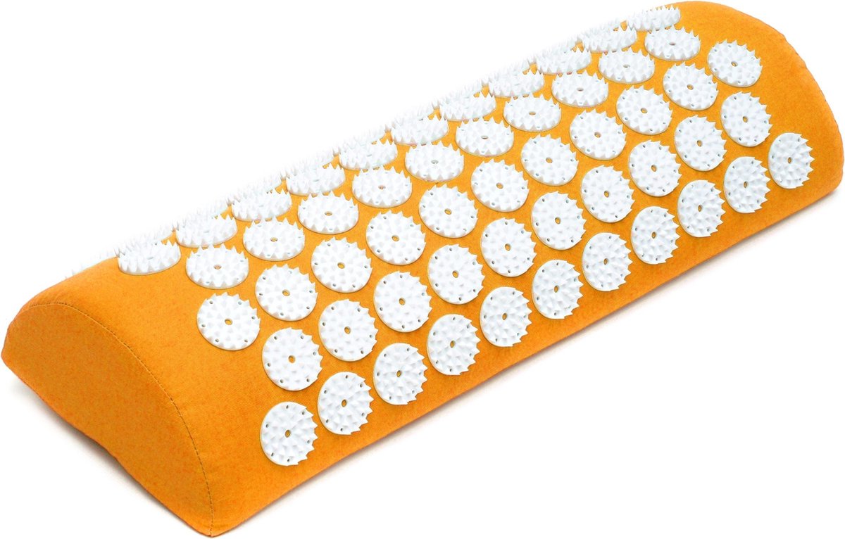 Goedkoopste Acupressuur kussen akupress relax nekkussen orange Massage kussen YOGISTAR