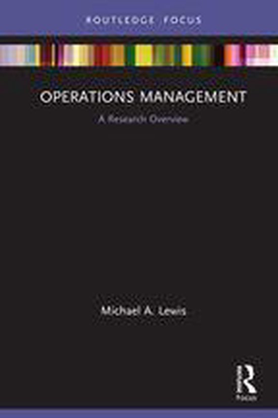 State of the Art in Business Research - Operations Managemen ... - cover