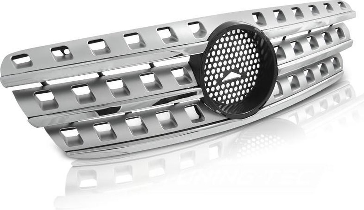Grill MERCEDES W163 98-05 W164 AMG LOOK CHROOM-SILVER