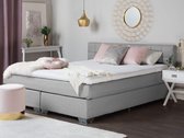 Beliani ADMIRAL - Boxspring - grijs - polyester