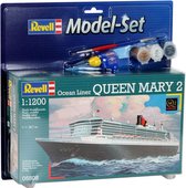 1:1200 Revell 65808 Queen Mary 2 - Model Set Plastic Modelbouwpakket