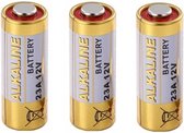 12V 23A Batterijen Alkaline - Set 3 stuks