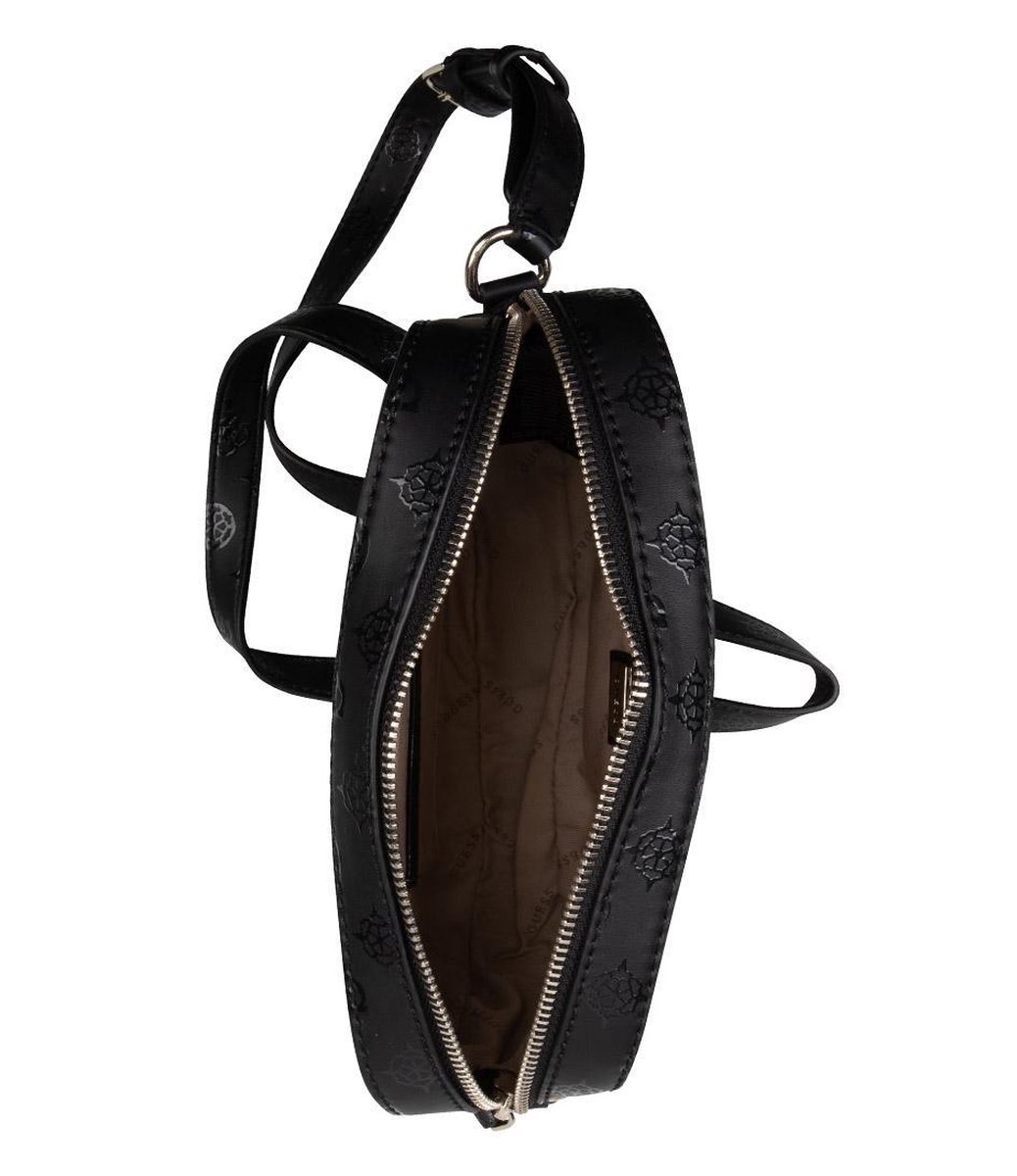 Guess Crossbodytas Kamryn Crossbody Top Zip Zwart