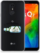 LG Q7 Telefoonhoesje met Naam Boho Bottle