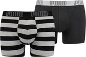 bold stripe 2-pack zwart & grijs