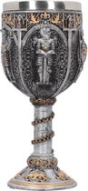 Nemesis Now - Kelk Middeleeuwse Ridder - Medieval Knight Goblet - Hoogte 17,5cm