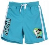 Disney Mickey Mouse - Bermuda Shorts - Model "Aloha, Mickey!" - Turquoise - 128 cm - 8 jaar