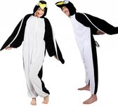 Onesie Volwassenenkostuum - Pluche Pinguïn - Kostuum - Maat XL - Carnavalskleding