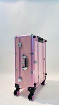 Make up Koffer - Pro Mua case with Bluetooth - Roze