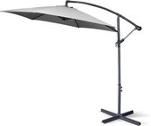 Parya Home - Zweefparasol - 3 meter - Grijs