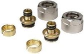 Set  2 stuks adapters 16 x 2 voor verdeler