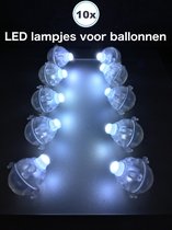 10 x lumières LED blanches - lumières (48 heures) avec batterie pour ballons éclairage lumières LED ballons bougies