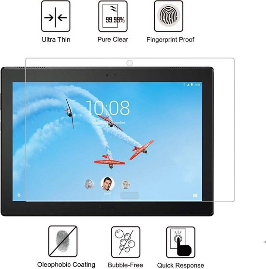 Verre trempé Lenovo Smart Tab M10 10.1 Protection Ecran, Ultra