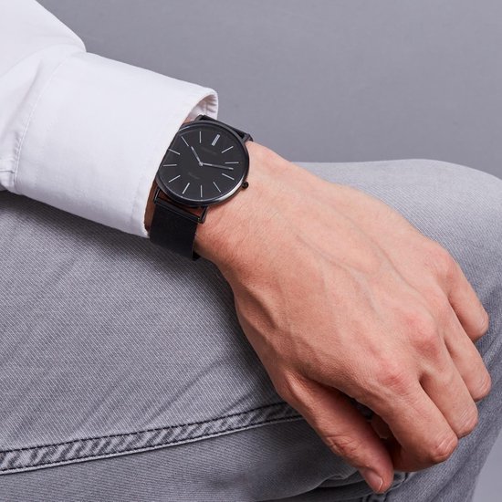 OOZOO Vintage C7384 Horloge Staal Zwart Ø 44 mm bol