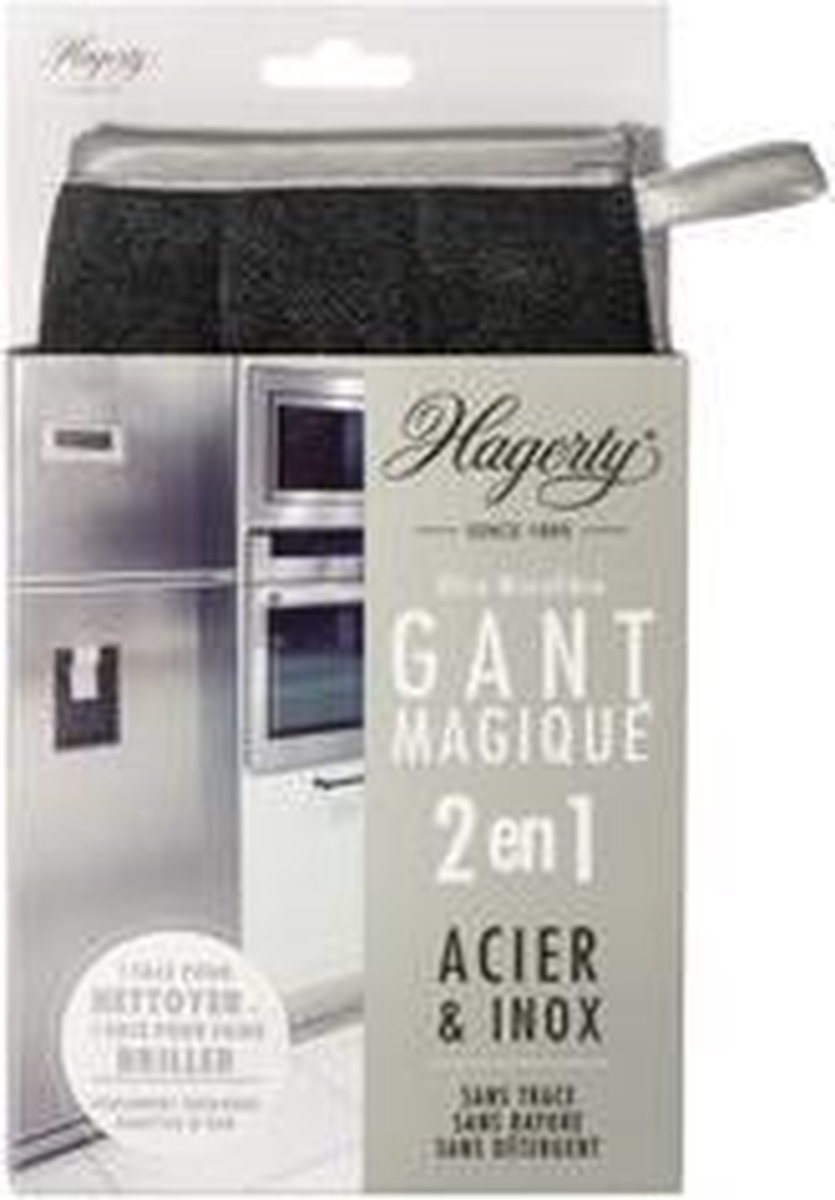 Goedkoopste HAGERTY MICROFIBER GLOVES STAINLESS STEEL 102266
