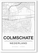 Poster/plattegrond COLMSCHATE - A4