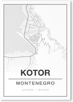 Poster/plattegrond KOTOR - 30x40cm