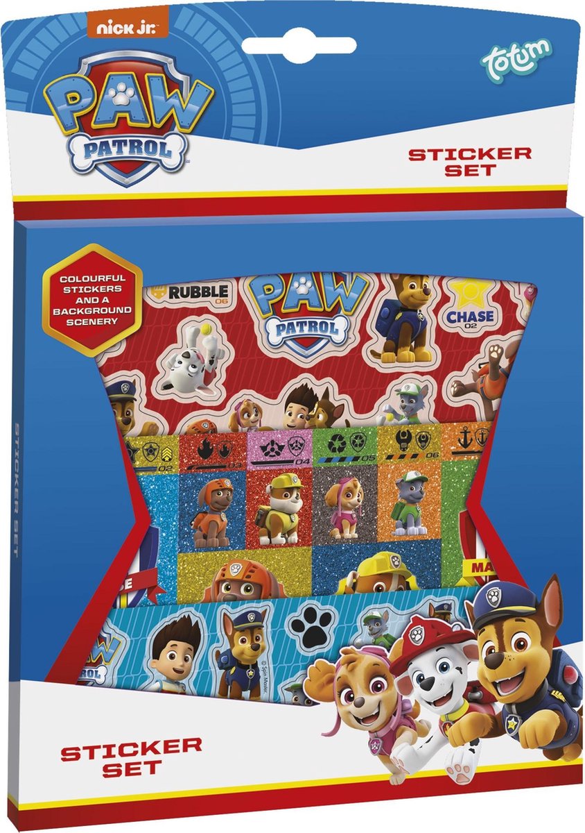 Paw Patrol Sticker Set