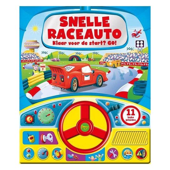 Afbeelding van het spel Geluidenboek Snelle Raceauto