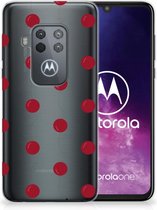 Motorola One Zoom Siliconen Case Cherries