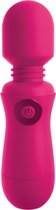 OMG! - OMG! Oplaadbare Mini Wand Vibrator - Roze - Altijd Garantie