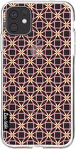 Casetastic Apple iPhone 11 Hoesje - Softcover Hoesje met Design - Geometric Lines Sweet Print