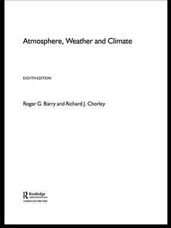 Atmosphere, Weather and Climate - cover
