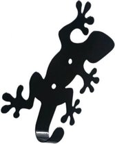 Roommate Muurhaak Lizard Zwart Staal 15 X 17,5 Cm 2 Stuks